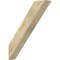 Ekena Millwork 4"W x 20"D x 24"H Traditional Rough Sawn Knee Brace, Douglas Fir BRC04X20X24TRA00RDF - alternate 1